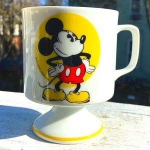 VTG 1970s Mickey Mouse Disneyland Porcelain Mug